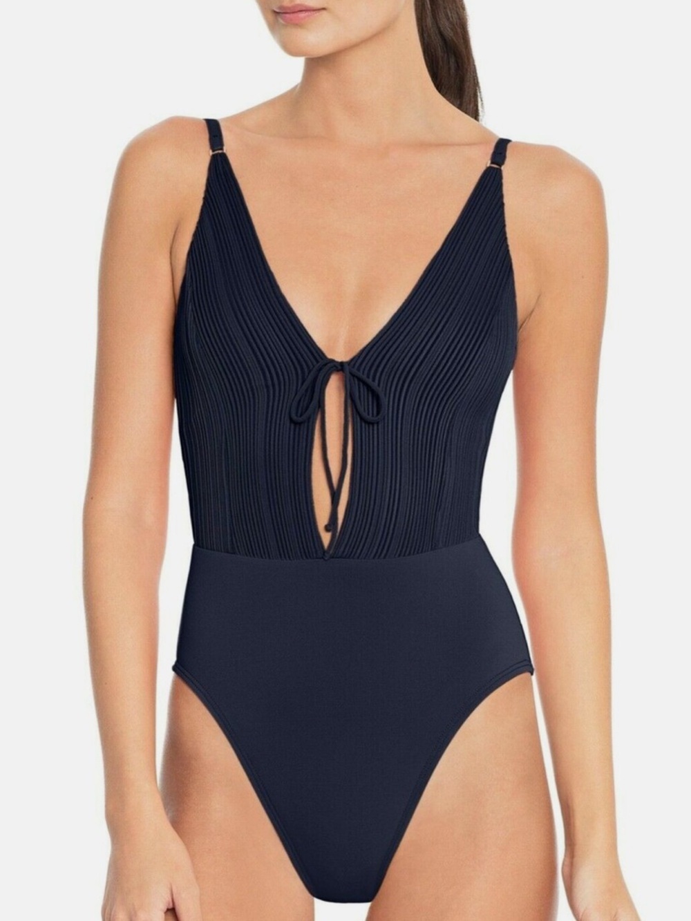 Robin Piccone Lily One Piece in Navy NWT